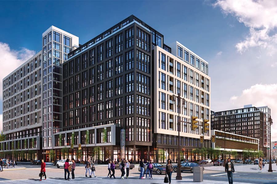 Mixed-use commercial building in Philadelphia represented by the practice